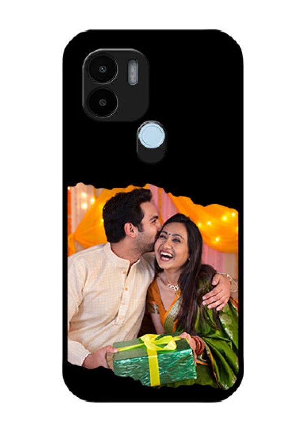 Poco C51 Custom Glass Phone Case - Tear-off Design