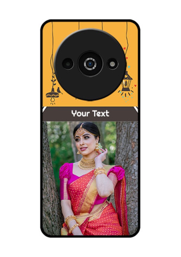 Poco C61 Custom Glass Phone Case - With Family Picture And Icons