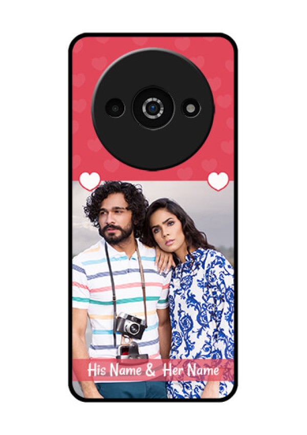 Poco C61 Custom Glass Phone Case - Simple Love Design