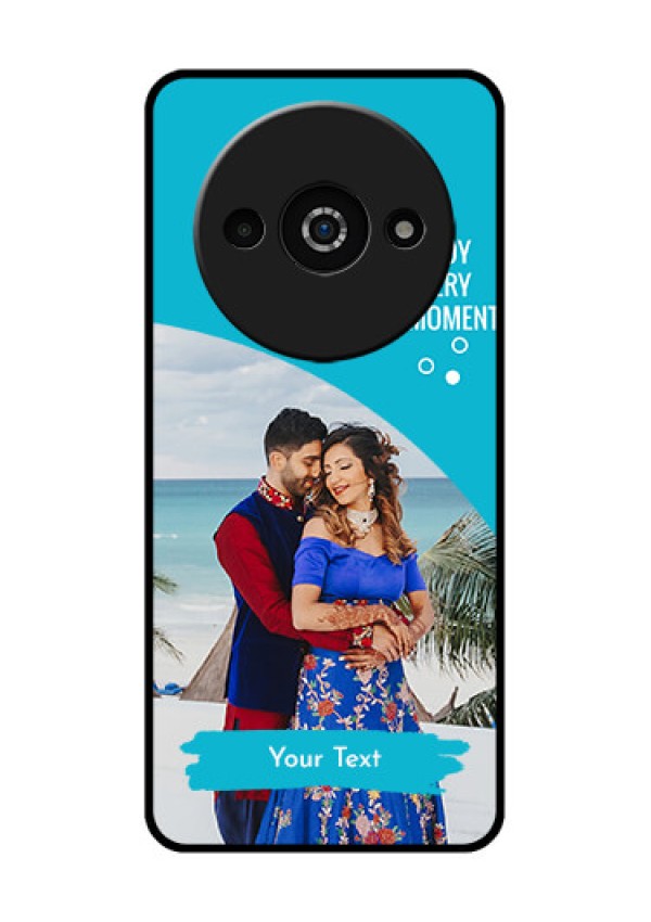 Poco C61 Custom Glass Phone Case - Happy Moment Design