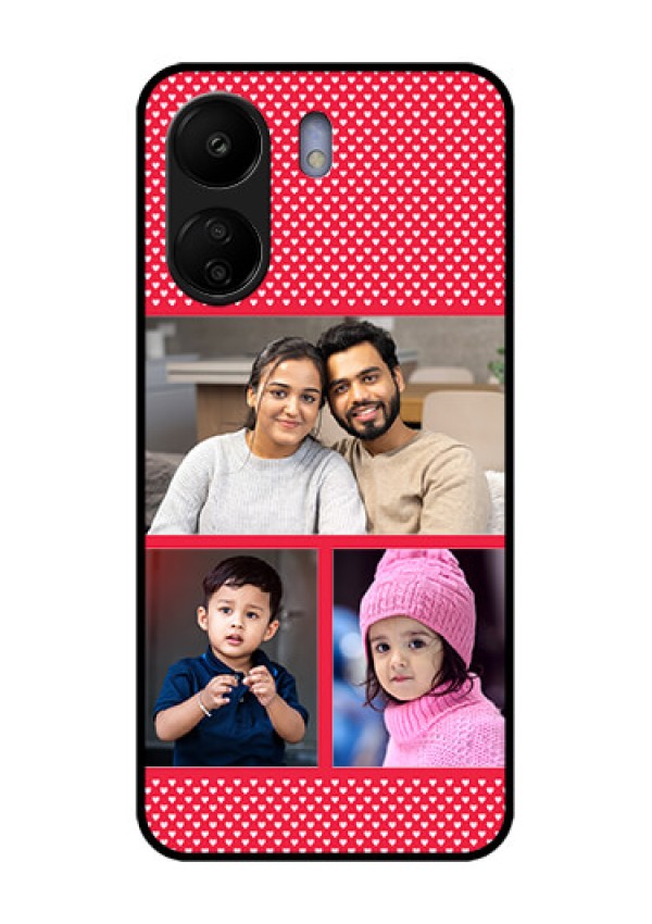 Poco C65 Custom Glass Phone Case - Bulk Photo Upload Design