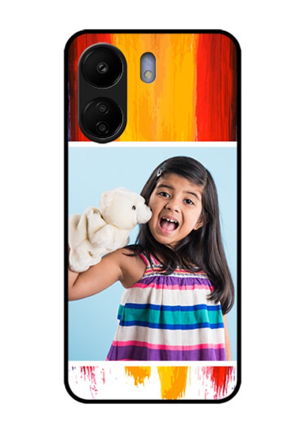 Poco C65 Custom Glass Phone Case - Multi Color Design