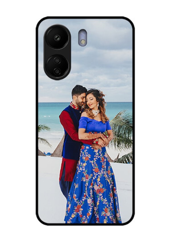 Poco C65 Custom Glass Phone Case - Upload Full Picture Design