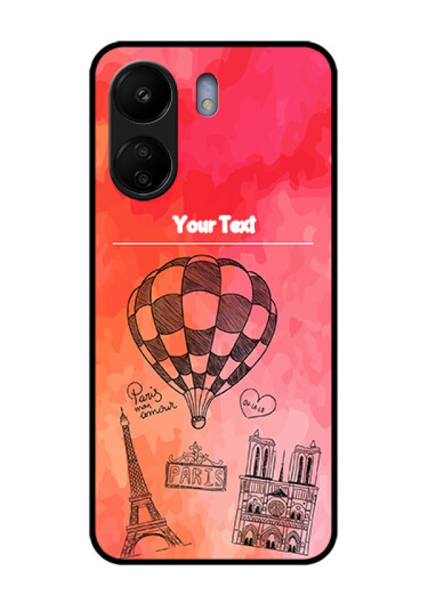 Poco C65 Custom Glass Phone Case - Paris Theme Design