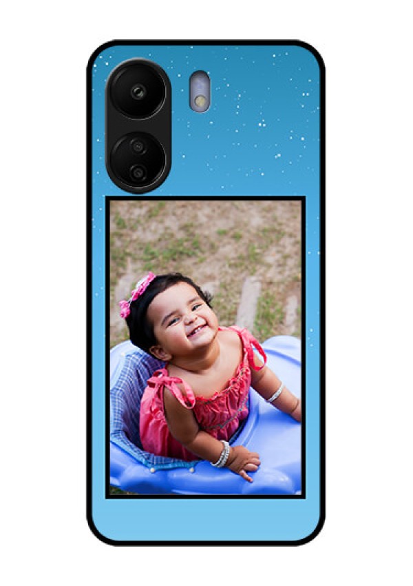 Poco C65 Custom Glass Phone Case - Wave Pattern Colorful Design