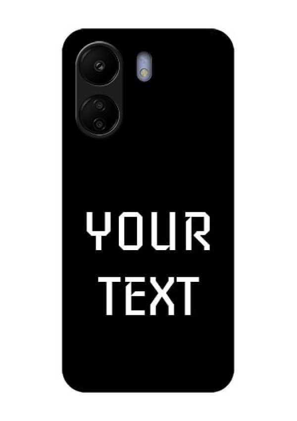 Poco C65 Custom Glass Phone Case - Your Name Design