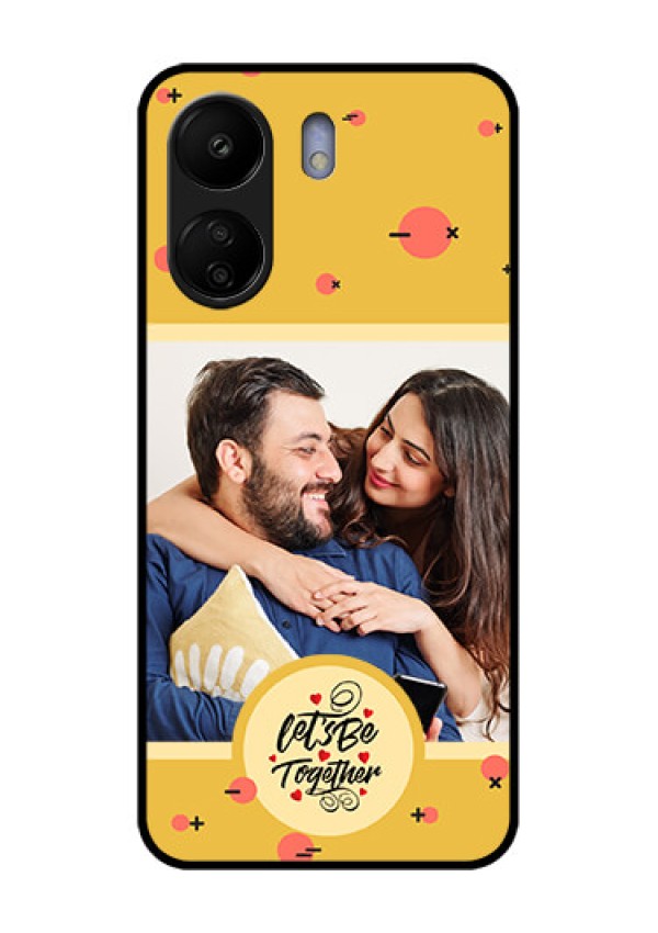 Poco C65 Custom Glass Phone Case - Lets Be Together Design