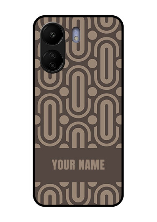 Poco C65 Custom Glass Phone Case - Captivating Zero Pattern Design