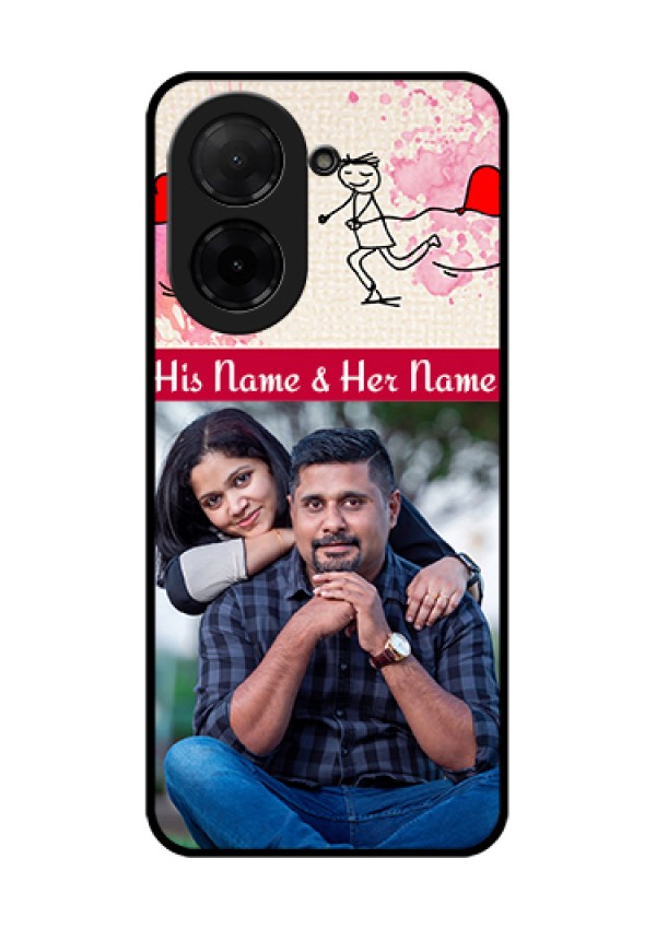 Poco C71 Custom Glass Phone Case - You And Me Case Design