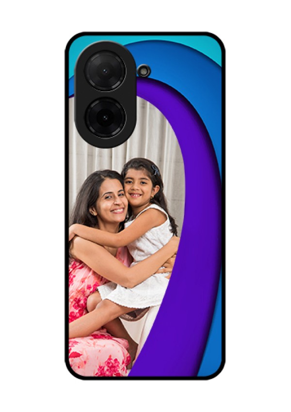 Poco C71 Custom Glass Phone Case - Simple Pattern Design