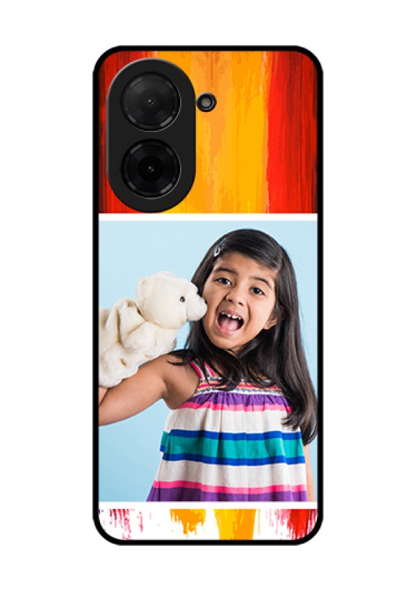 Poco C71 Custom Glass Phone Case - Multi Color Design