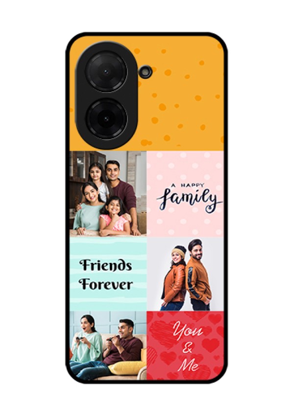 Poco C71 Custom Glass Phone Case - Images With Quotes Design