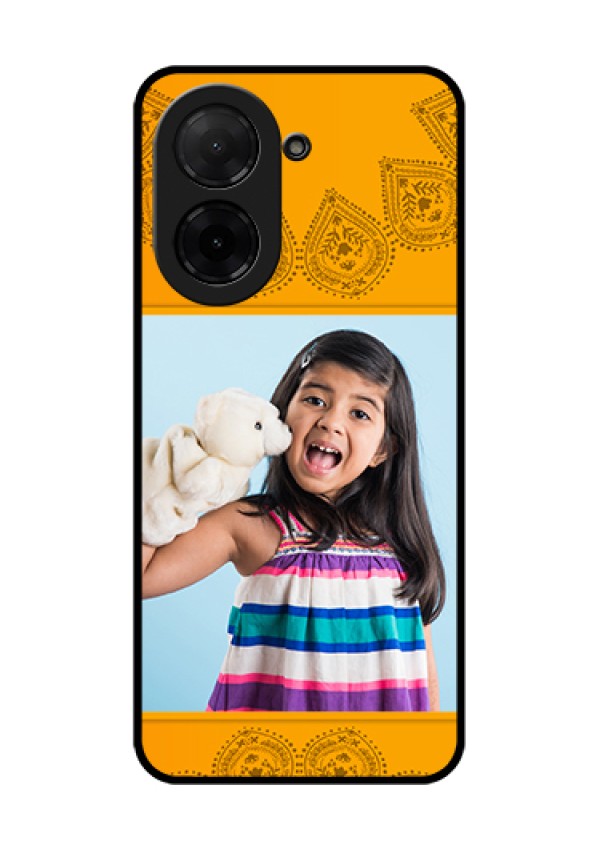Poco C71 Custom Glass Phone Case - Photo Wedding Design
