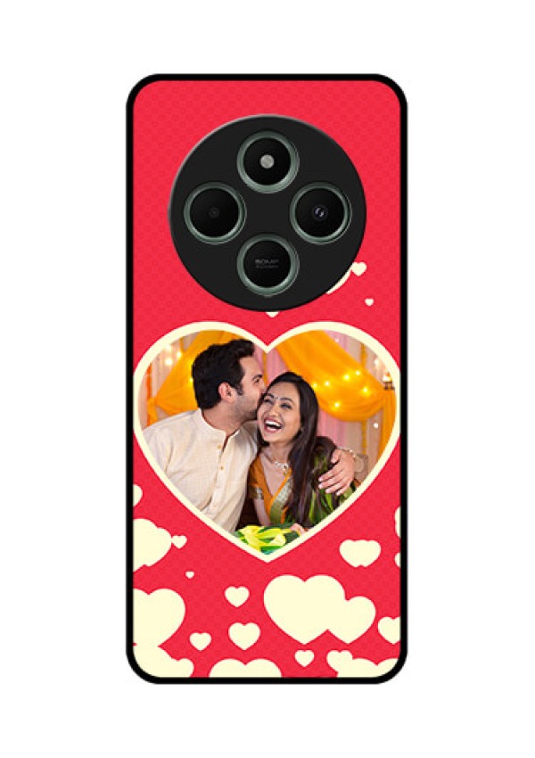 Poco C75 5G Custom Glass Phone CaseLove Symbols Phone Cover Design