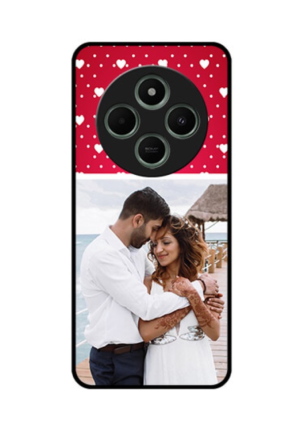 Poco C75 5G Custom Glass Phone CaseHearts Mobile Case Design