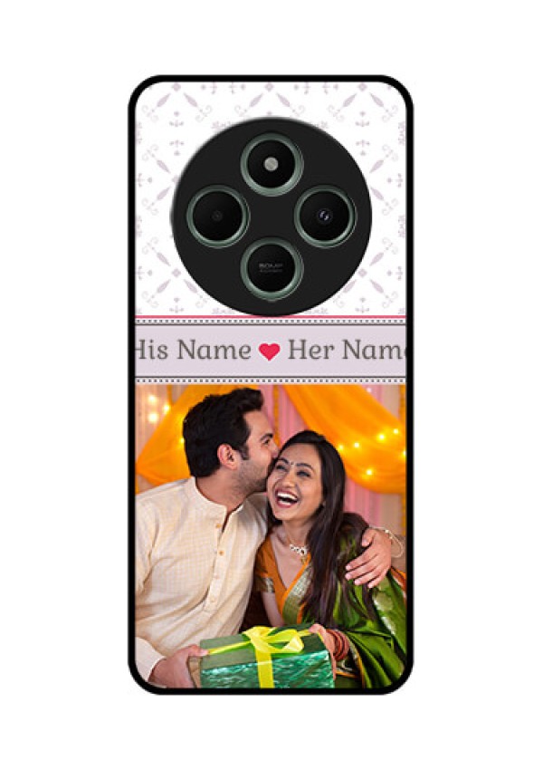 Poco C75 5G Custom Glass Phone CaseWith Photo And Ethnic Design
