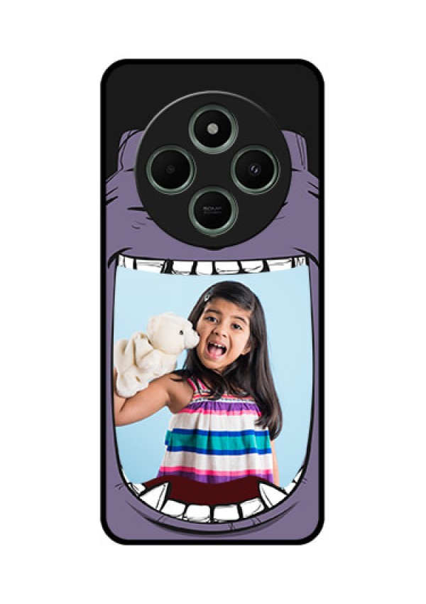 Poco C75 5G Custom Glass Phone CaseAngry Monster Design