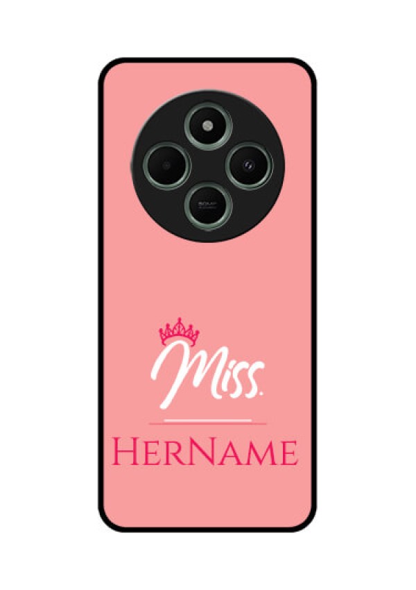 Poco C75 5G Custom Glass Phone CaseMrs With Name Design