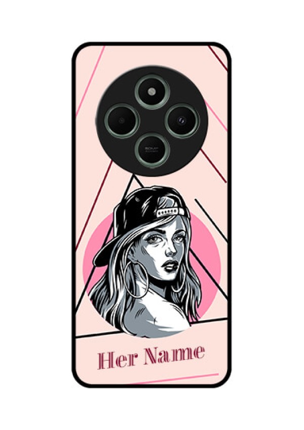 Poco C75 5G Custom Glass Phone CaseRockstar Girl Design
