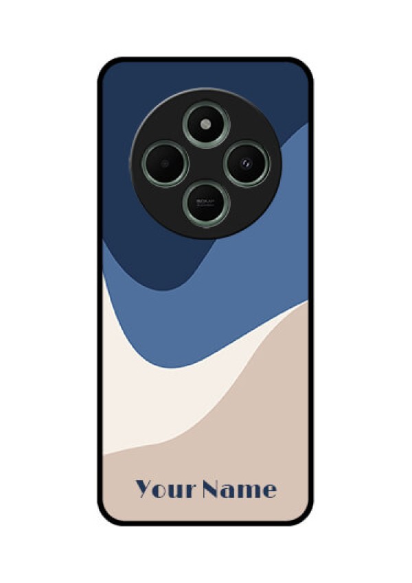 Poco C75 5G Custom Glass Phone CaseAbstract Drip Art Design