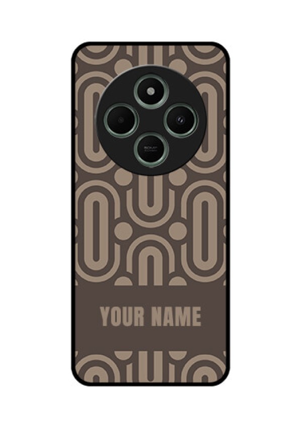 Poco C75 5G Custom Glass Phone CaseCaptivating Zero Pattern Design