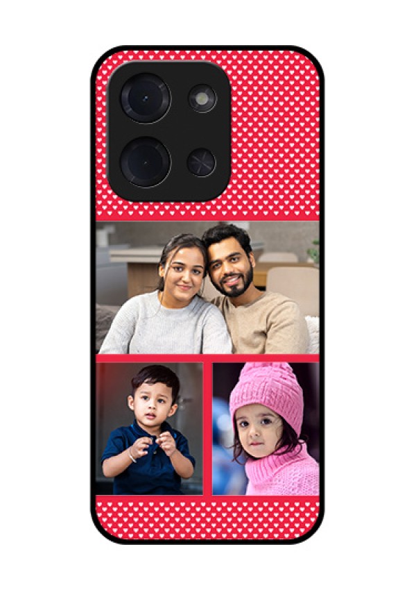 Poco C85 5G Custom Glass Phone Case - Bulk Photo Upload Design
