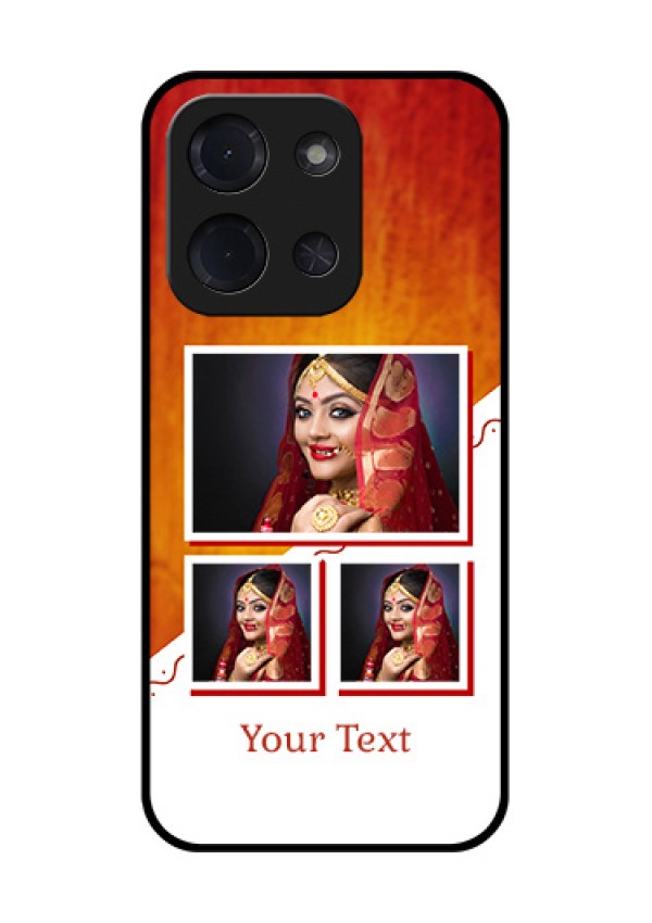 Poco C85 5G Custom Glass Phone Case - Wedding Memories Design
