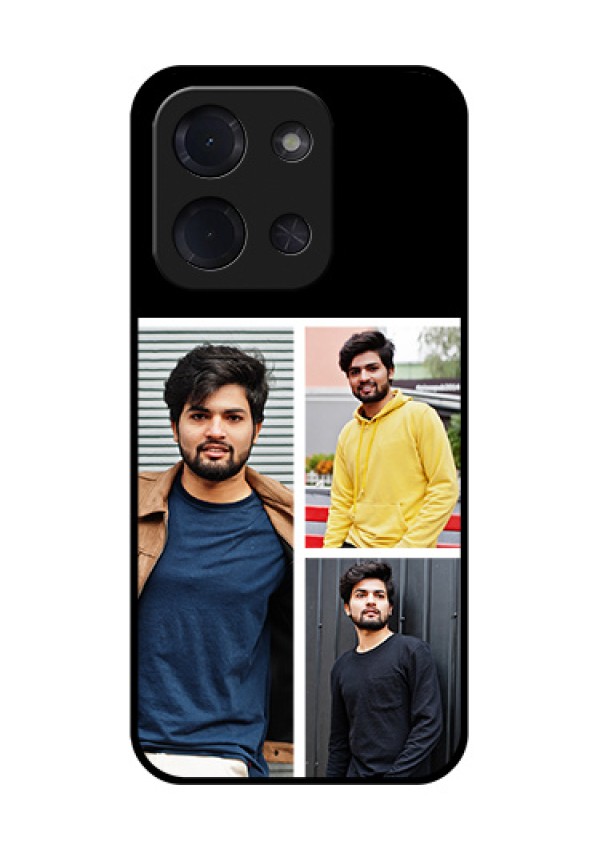 Poco C85 5G Custom Glass Phone Case - Upload Multiple Picture Design