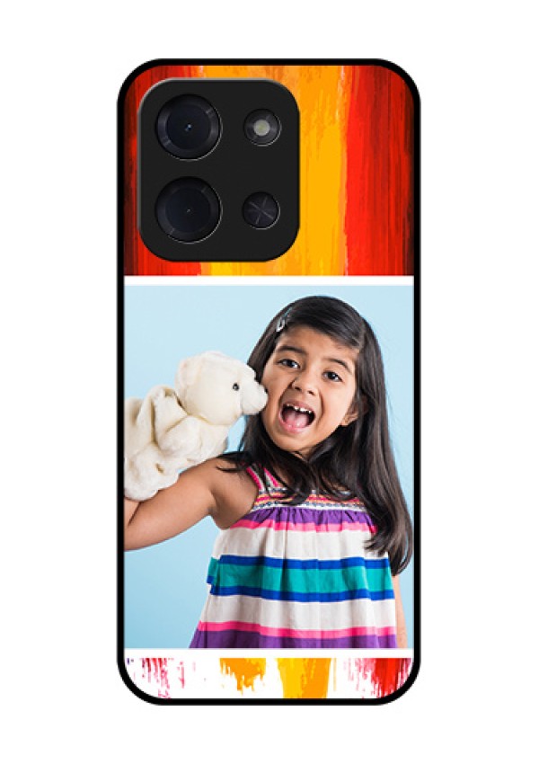 Poco C85 5G Custom Glass Phone Case - Multi Color Design