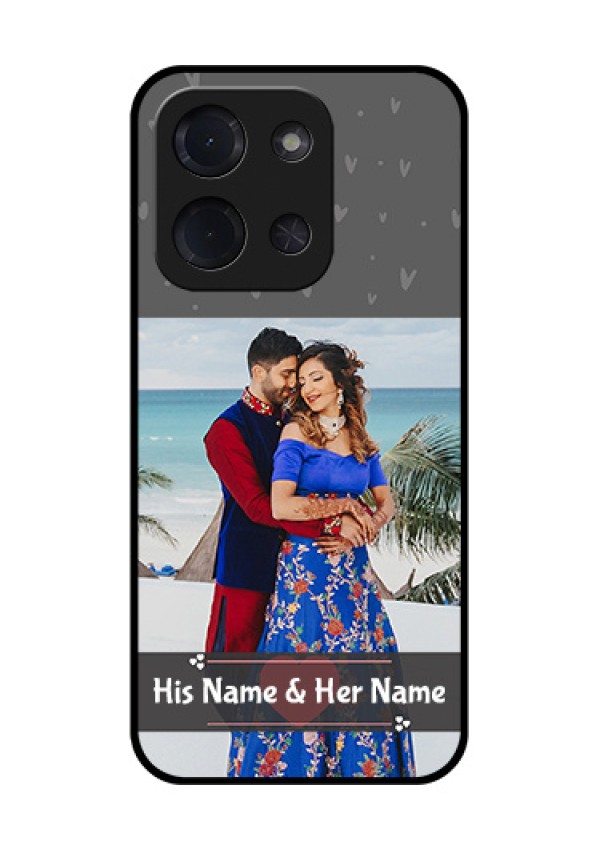 Poco C85 5G Custom Glass Phone Case - Buy Love Design With Photo Online