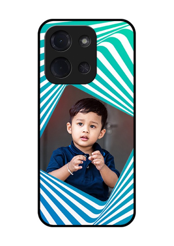 Poco C85 5G Custom Glass Phone Case - Abstract Spiral Design