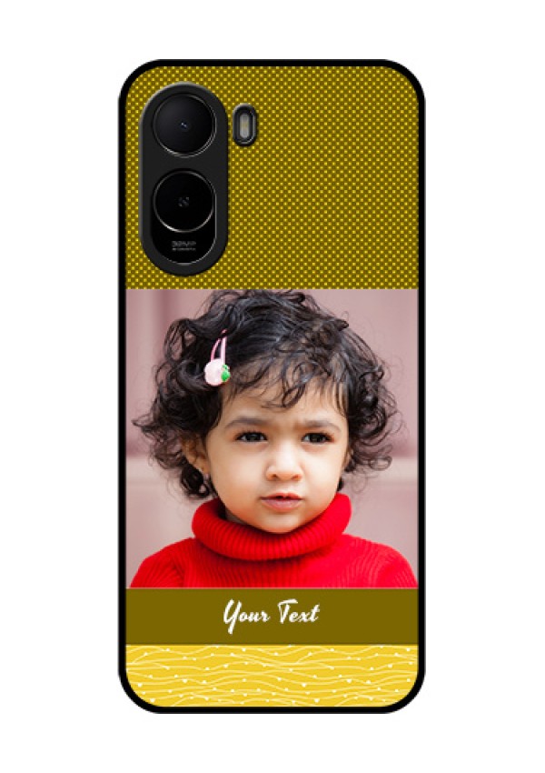 Poco C85x 5G Custom Glass Phone Case - Simple Green Color Design