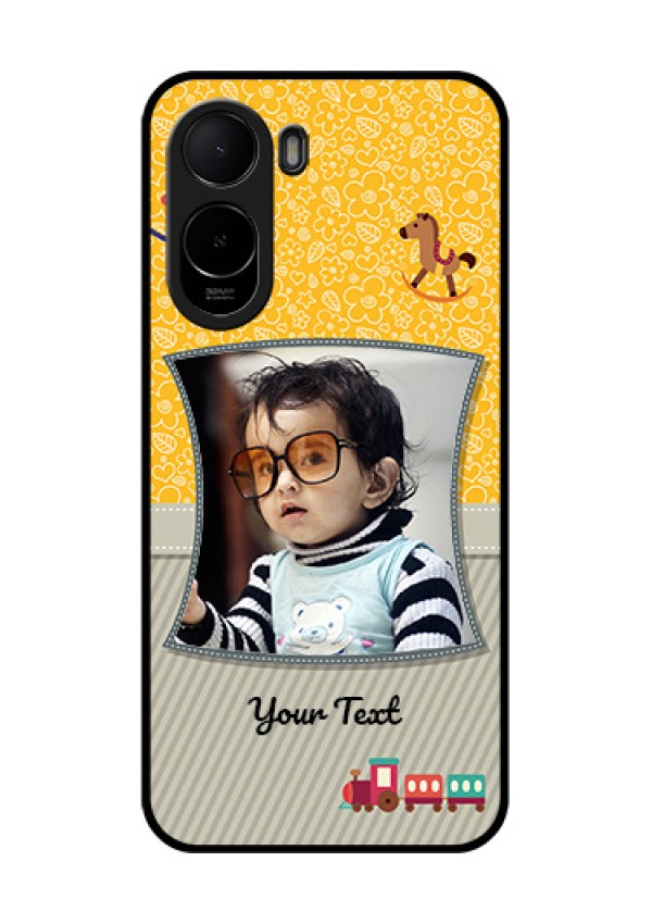 Poco C85x 5G Custom Glass Phone Case - Baby Picture Upload Design