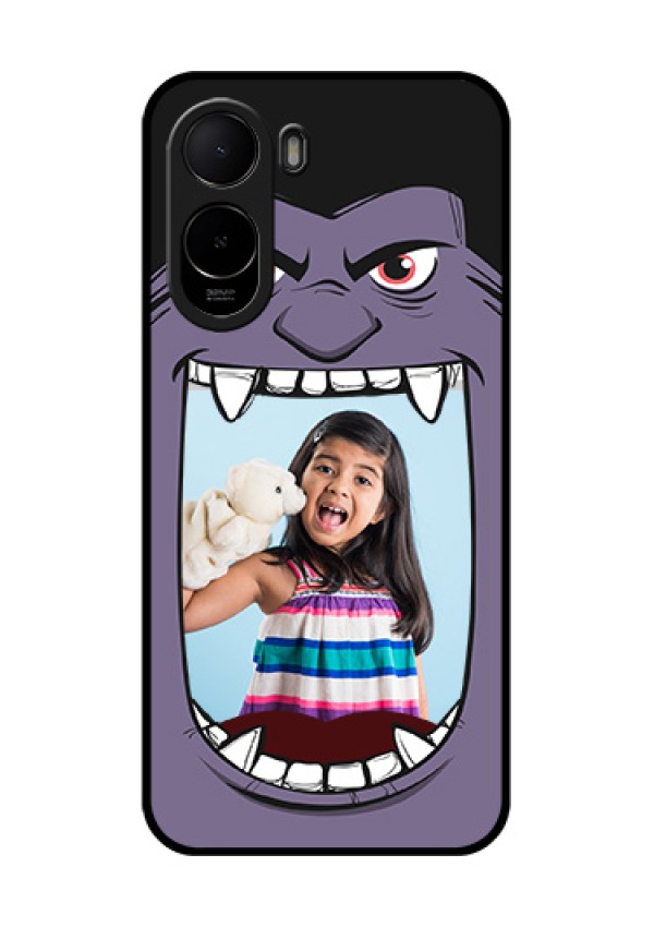 Poco C85x 5G Custom Glass Phone Case - Angry Monster Design