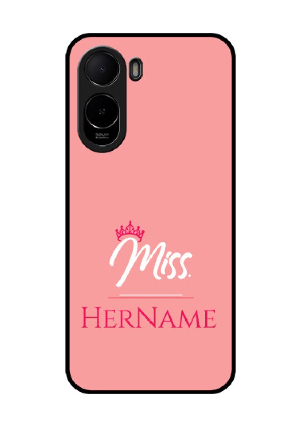 Poco C85x 5G Custom Glass Phone Case - Mrs With Name Design