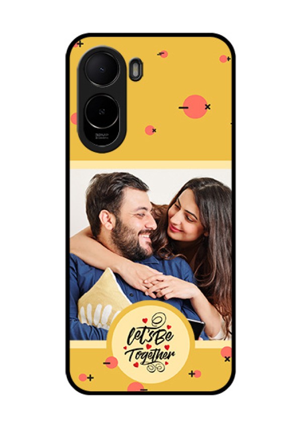 Poco C85x 5G Custom Glass Phone Case - Lets Be Together Design
