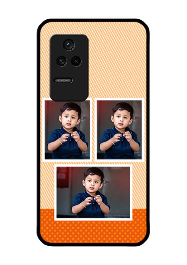 Poco F4 5G Photo Printing on Glass Case - Bulk Photos Upload Design