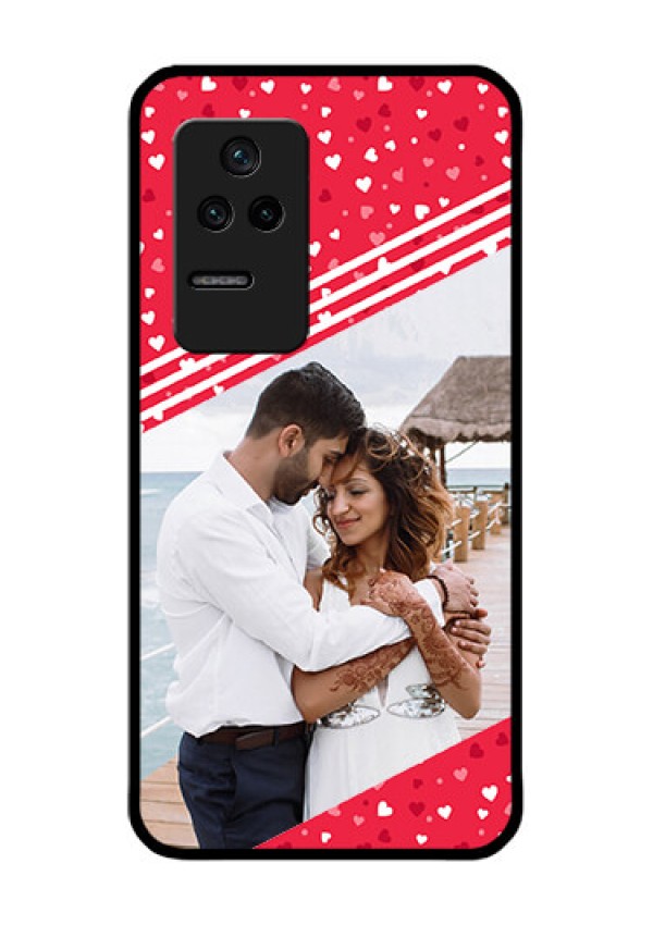 Poco F4 5G Custom Glass Mobile Case - Valentines Gift Design
