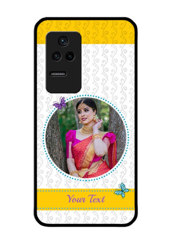 Poco F4 5G Custom Glass Mobile Case - Girls Premium Case Design