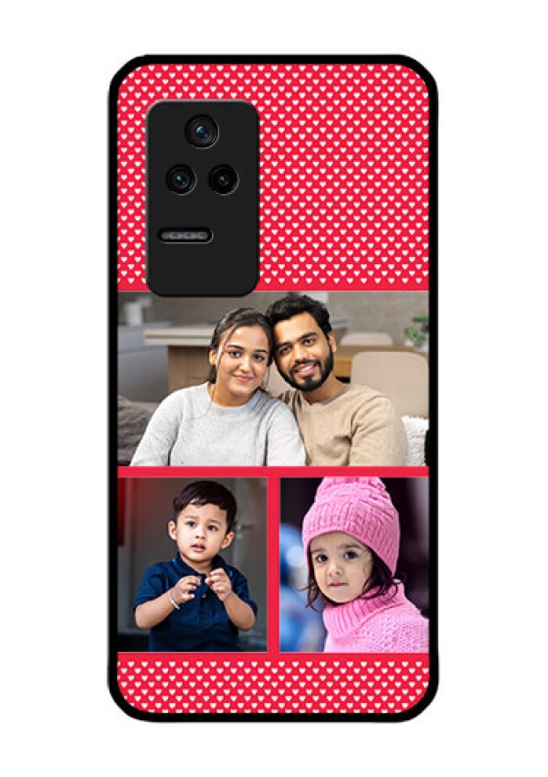 Poco F4 5G Personalized Glass Phone Case - Bulk Pic Upload Design
