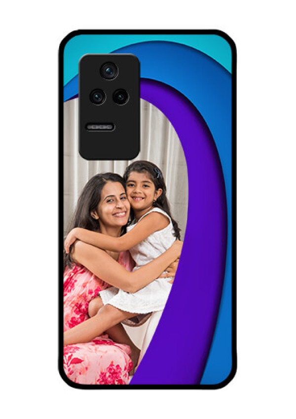 Poco F4 5G Photo Printing on Glass Case - Simple Pattern Design