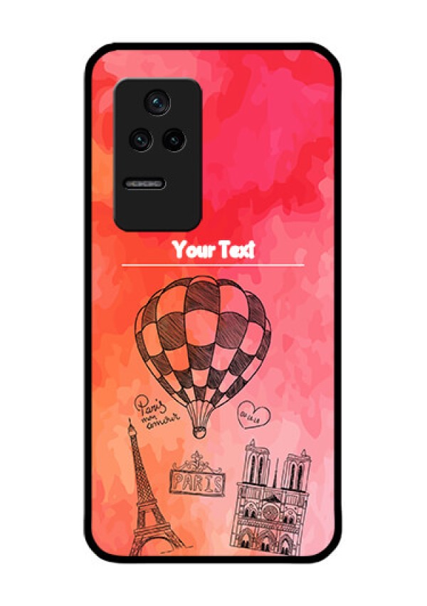 Poco F4 5G Custom Glass Phone Case - Paris Theme Design