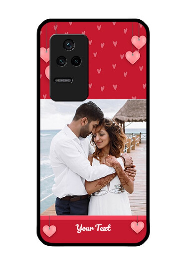 Poco F4 5G Custom Glass Phone Case - Valentines Day Design