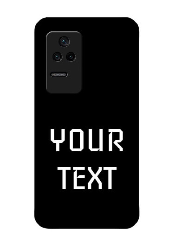 Poco F4 5G Your Name on Glass Phone Case