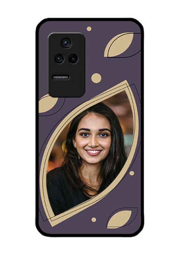 Poco F4 5G Custom Glass Mobile Case - Falling Leaf Design