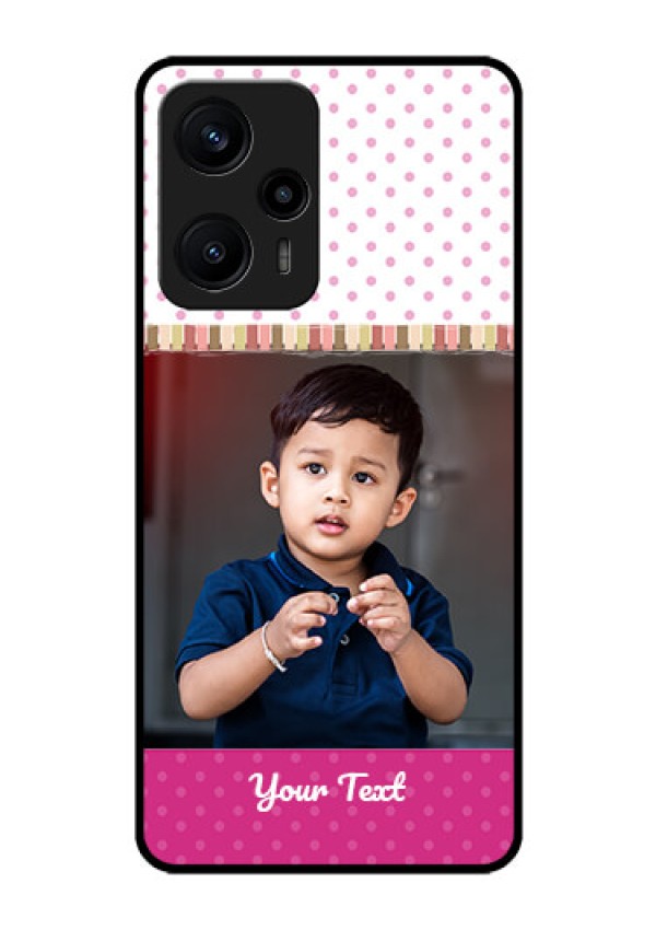 Poco F5 Photo Printing on Glass Case - Cute Girls Cover Design