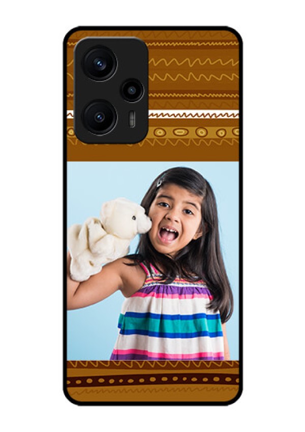 Poco F5 Custom Glass Phone Case - Friends Picture Upload Design