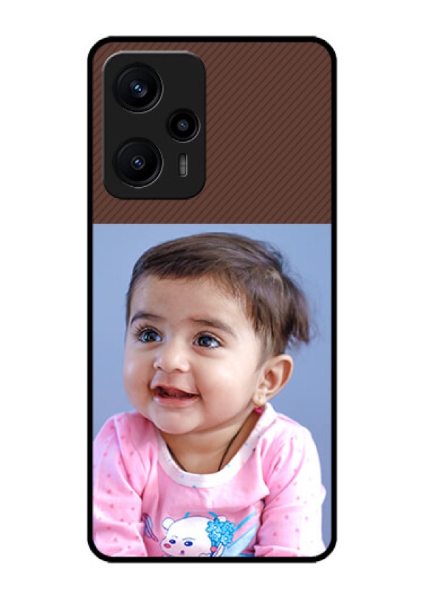 Poco F5 Custom Glass Mobile Case - Elegant Case Design