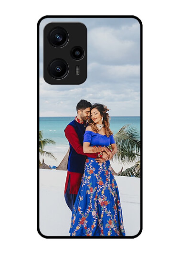 Poco F5 Photo Printing on Glass Case - Upload Full Picture Design