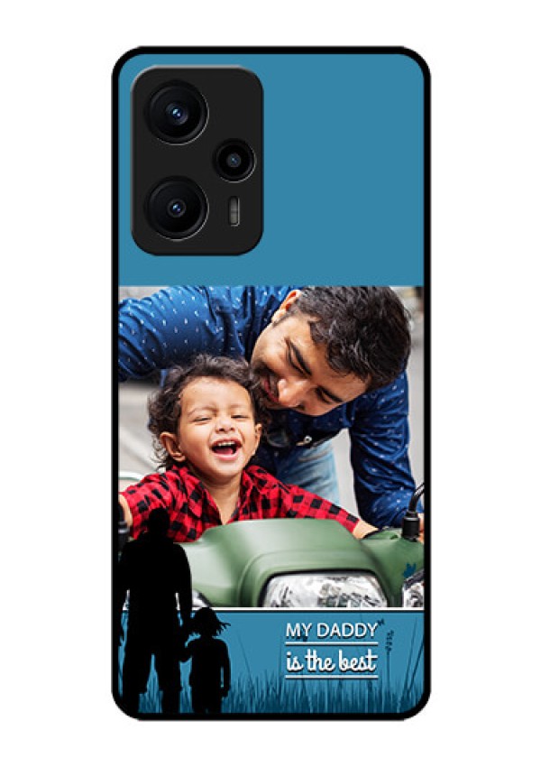 Poco F5 Custom Glass Mobile Case - Best dad design